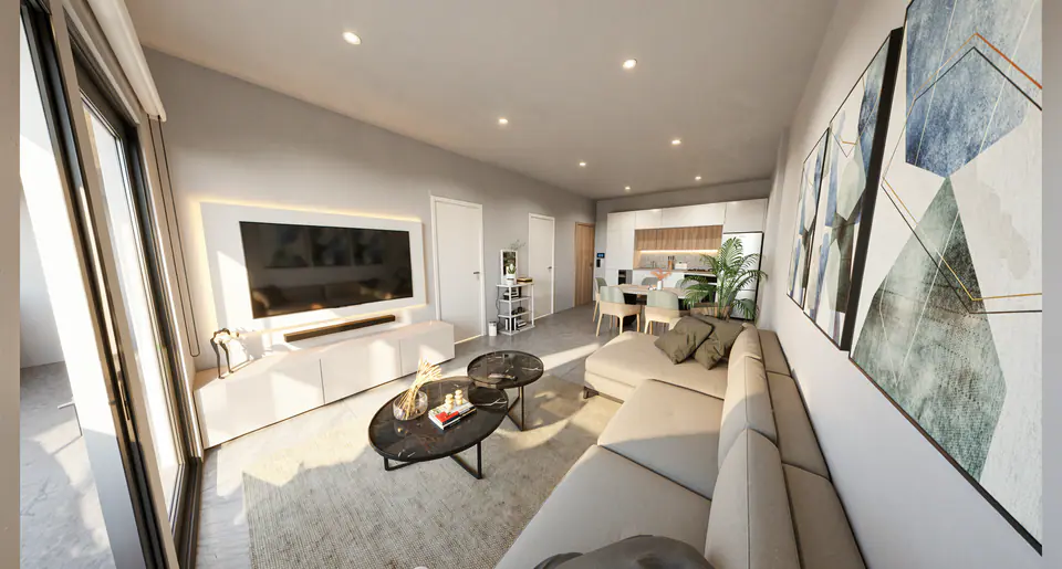 Render 3D 3 de 3 · Alberdi, vivienda multifamiliar en Av. Alberdi, Flores, CABA