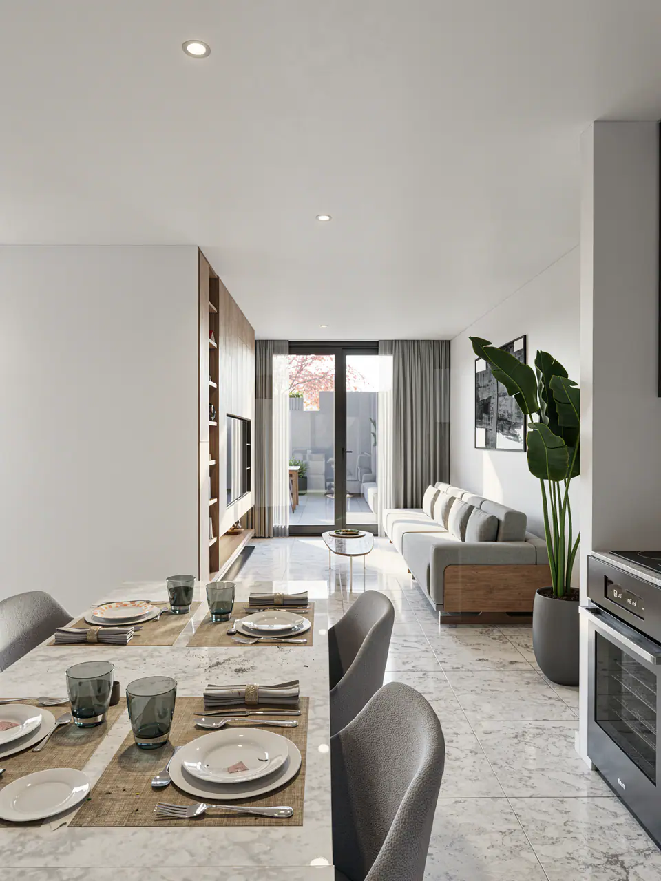 Render 3D 8 de 14 · Fabrik Hauser 1, edificio residencial en Lanús, Buenos Aires
