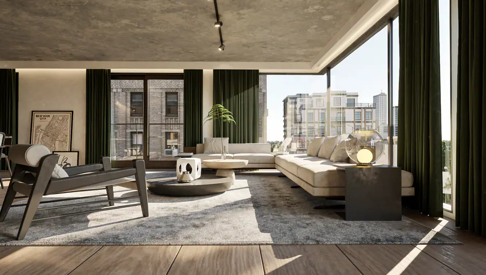 Render 3D 5 de 7 · Penthouse, penthouse en edificio en Buenos Aires