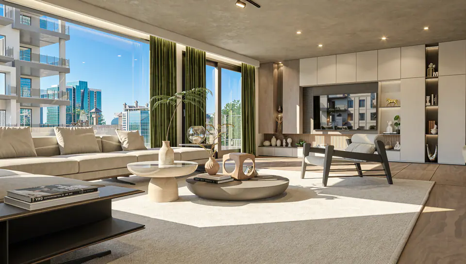Render 3D 6 de 7 · Penthouse, penthouse en edificio en Buenos Aires